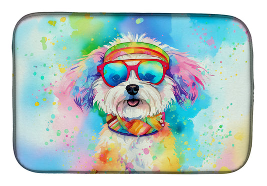 Buy this Bichon Frise Hippie Dawg Dish Drying Mat