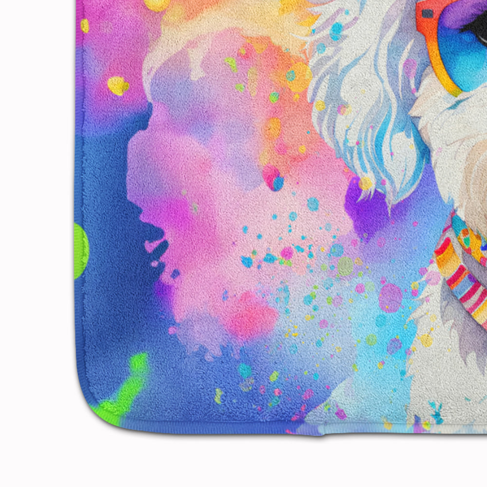 Bichon Frise Hippie Dawg Memory Foam Kitchen Mat