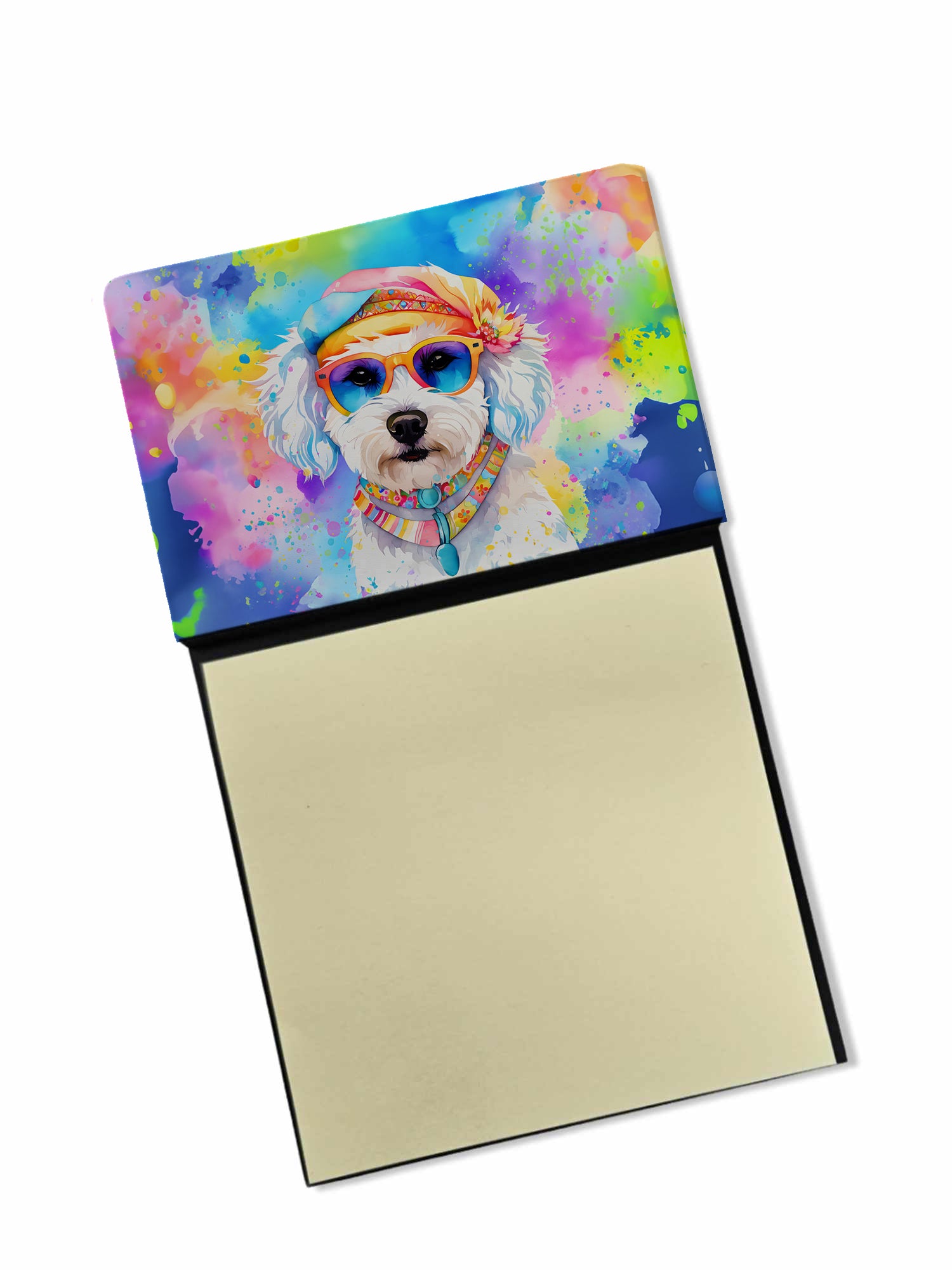 Buy this Bichon Frise Hippie Dawg Sticky Note Holder