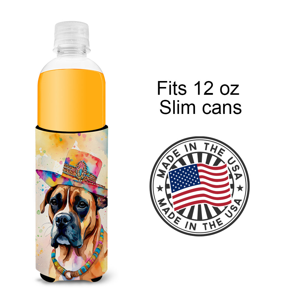 Boxer Hippie Dawg Hugger for Ultra Slim Cans