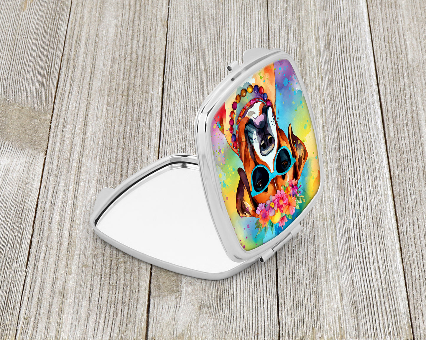 Boxer Hippie Dawg Compact Mirror
