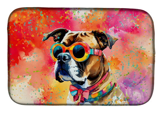 Buy this Boxer Hippie Dawg Dish Drying Mat