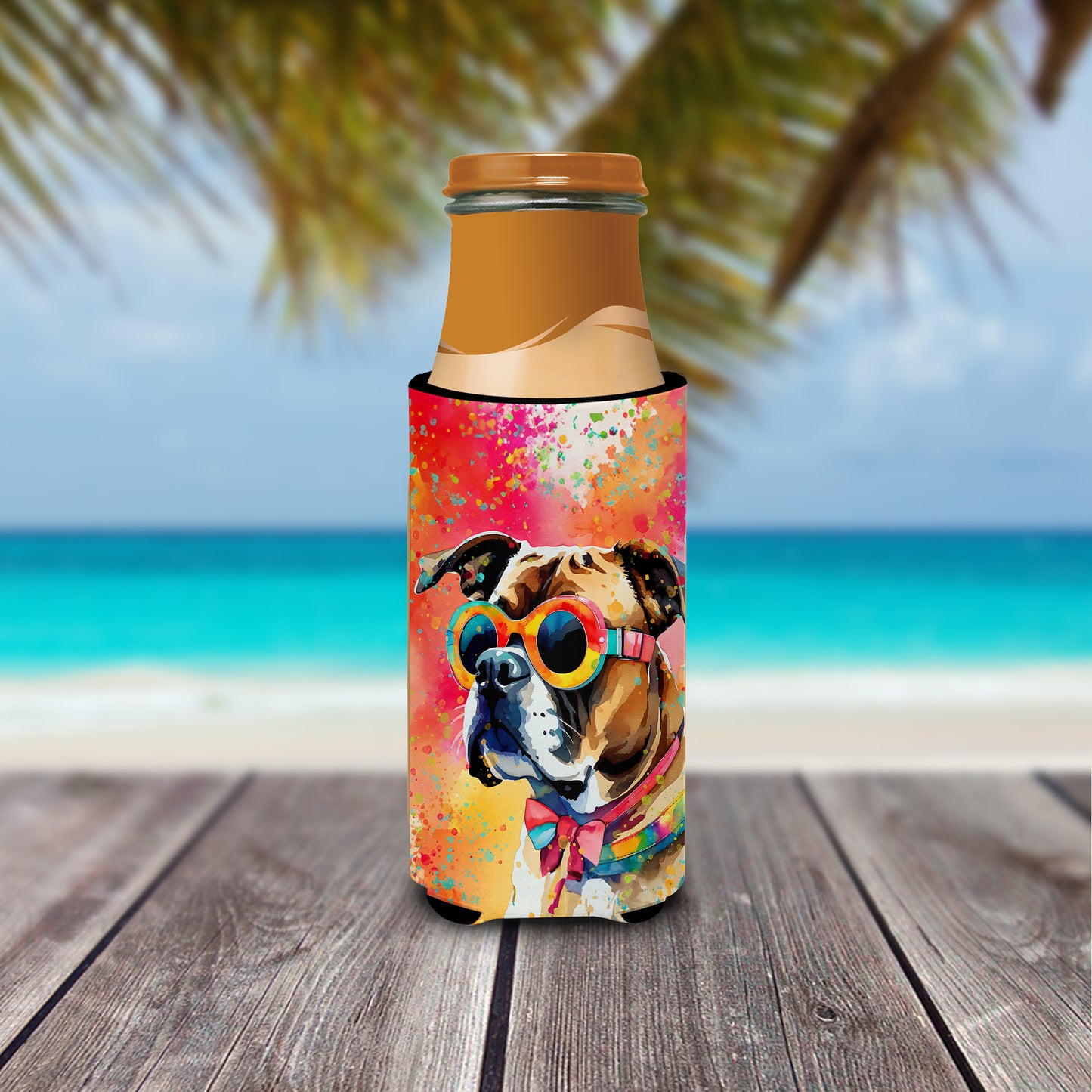 Boxer Hippie Dawg Hugger for Ultra Slim Cans