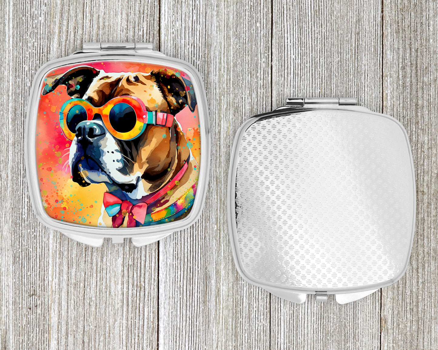 Boxer Hippie Dawg Compact Mirror