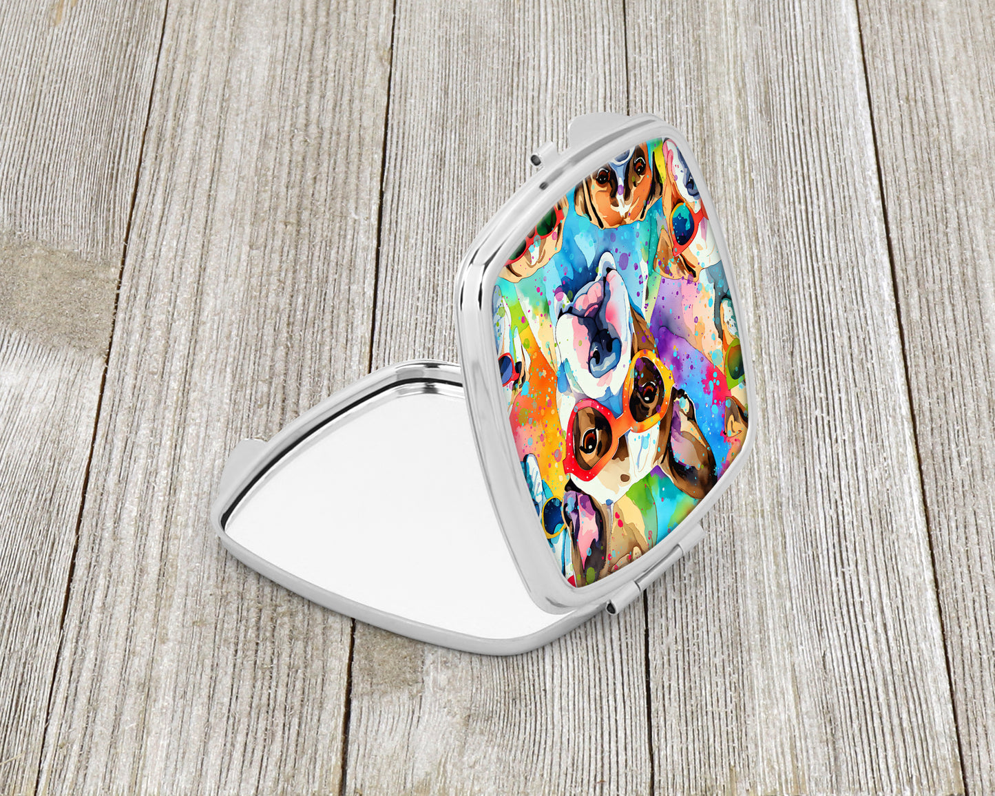 Boxer Hippie Dawg Compact Mirror