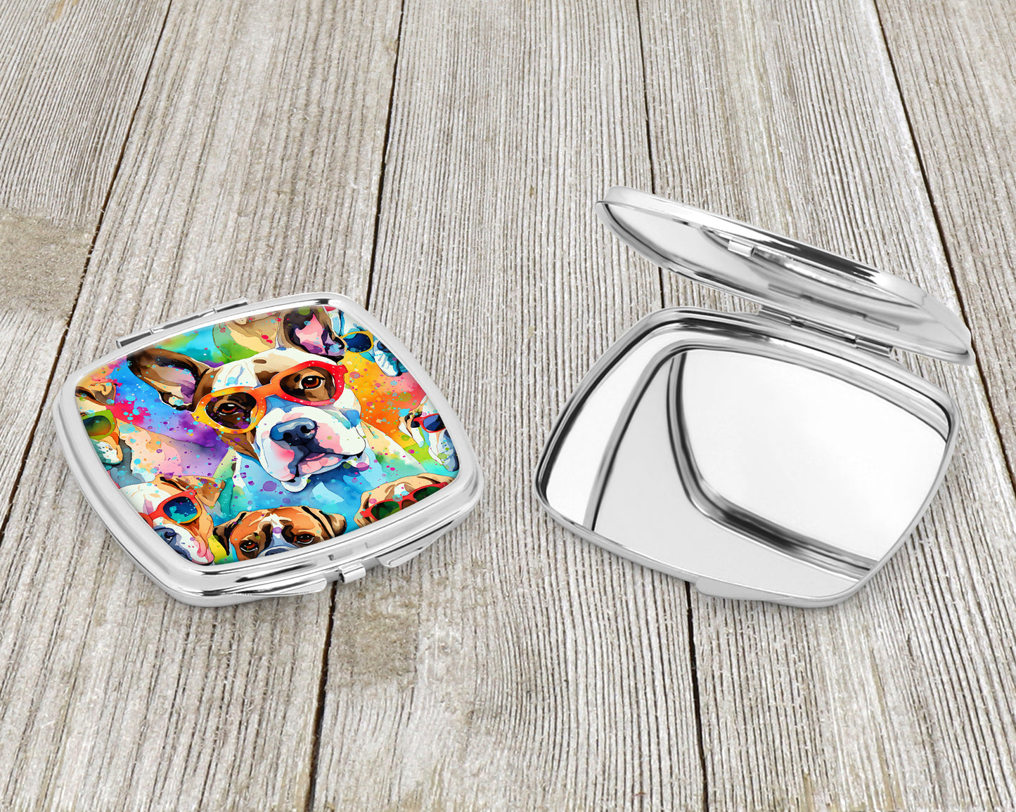 Boxer Hippie Dawg Compact Mirror