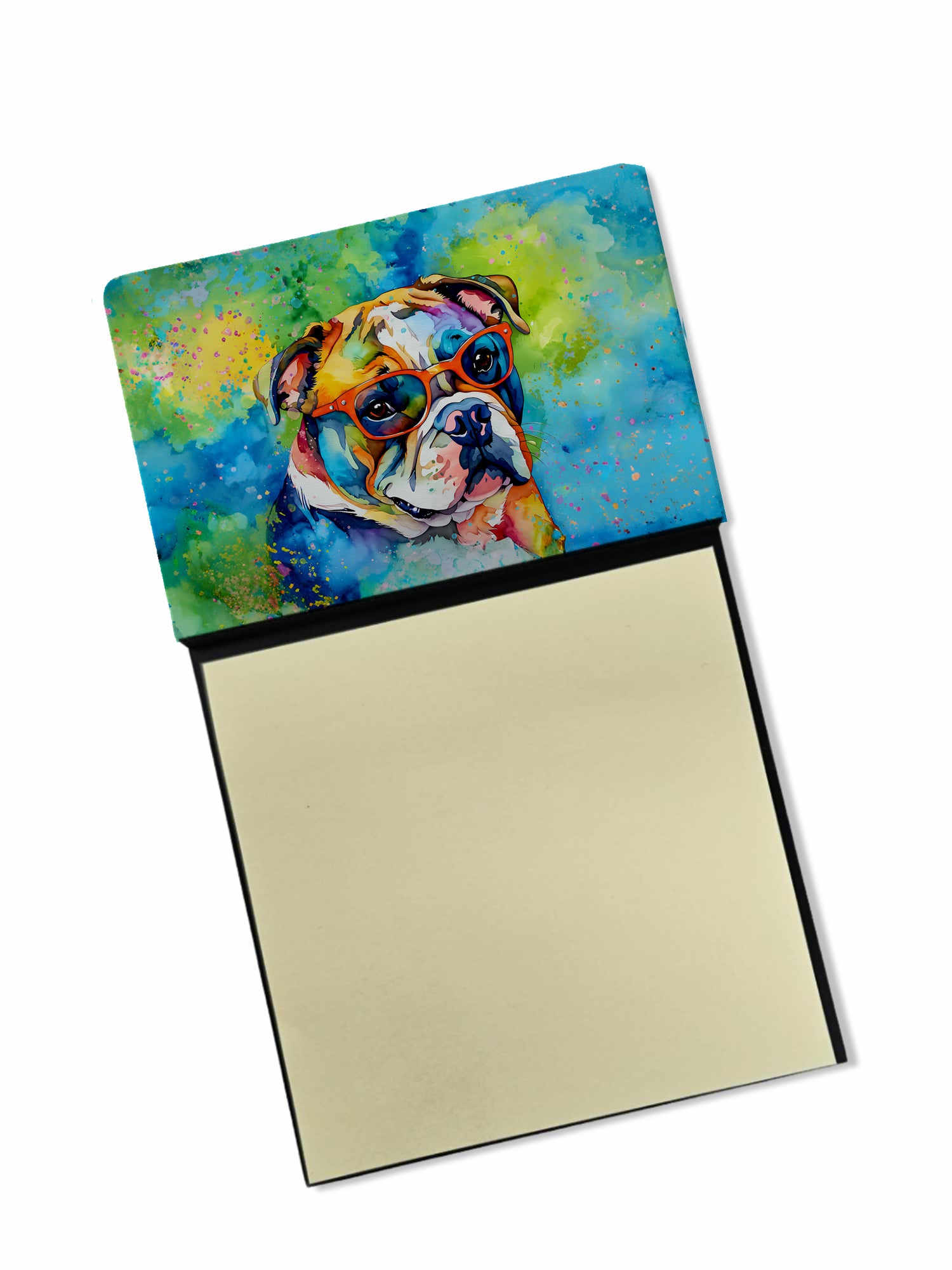 Buy this English Bulldog Hippie Dawg Sticky Note Holder