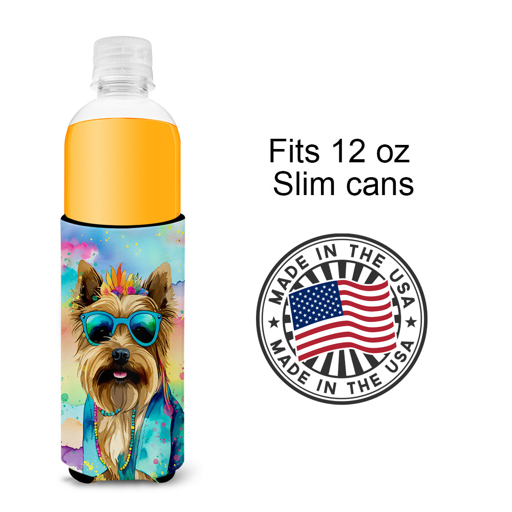 Cairn Terrier Hippie Dawg Hugger for Ultra Slim Cans
