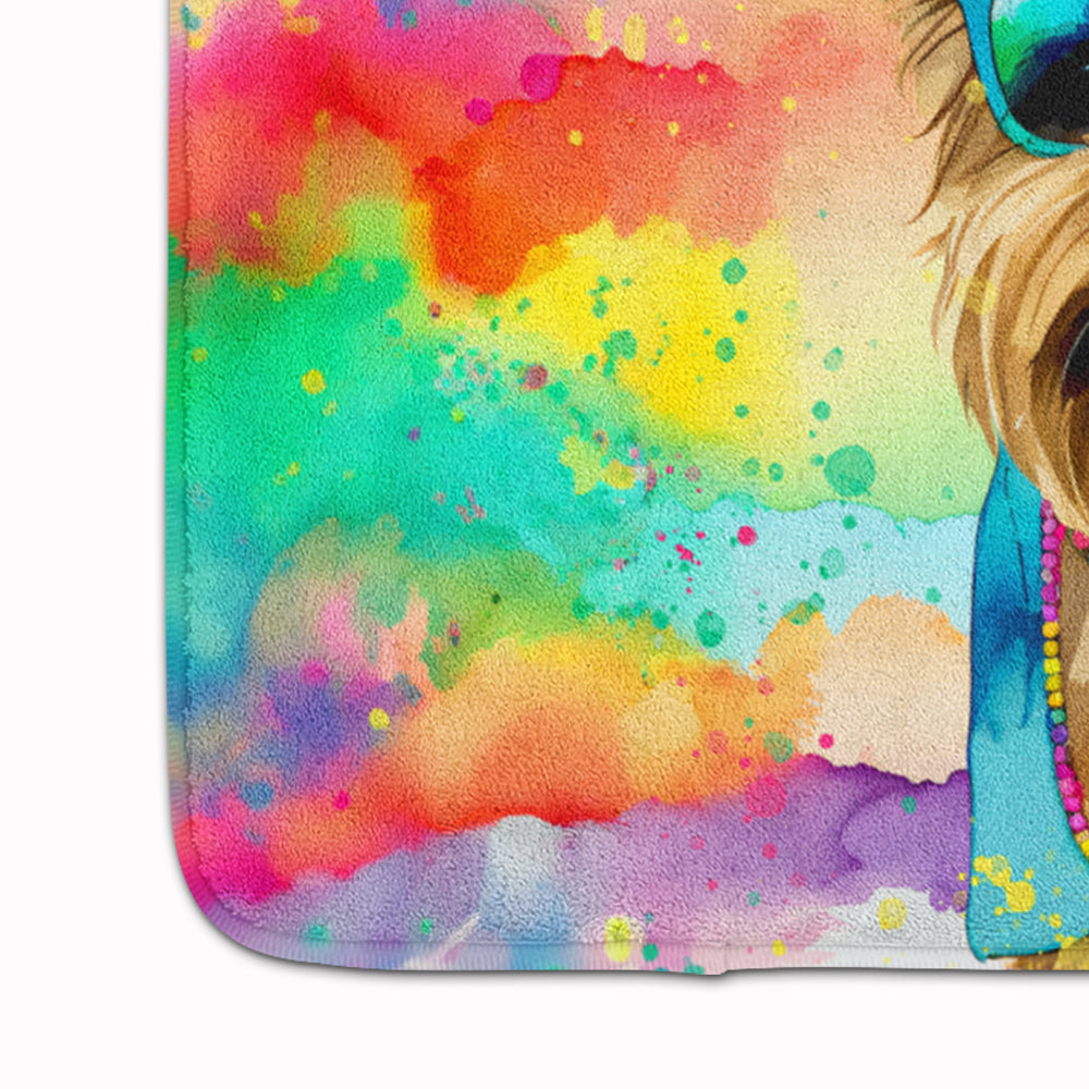 Cairn Terrier Hippie Dawg Memory Foam Kitchen Mat