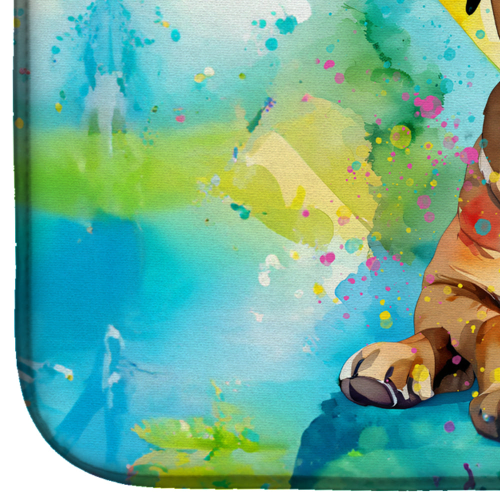 Cane Corso Hippie Dawg Dish Drying Mat