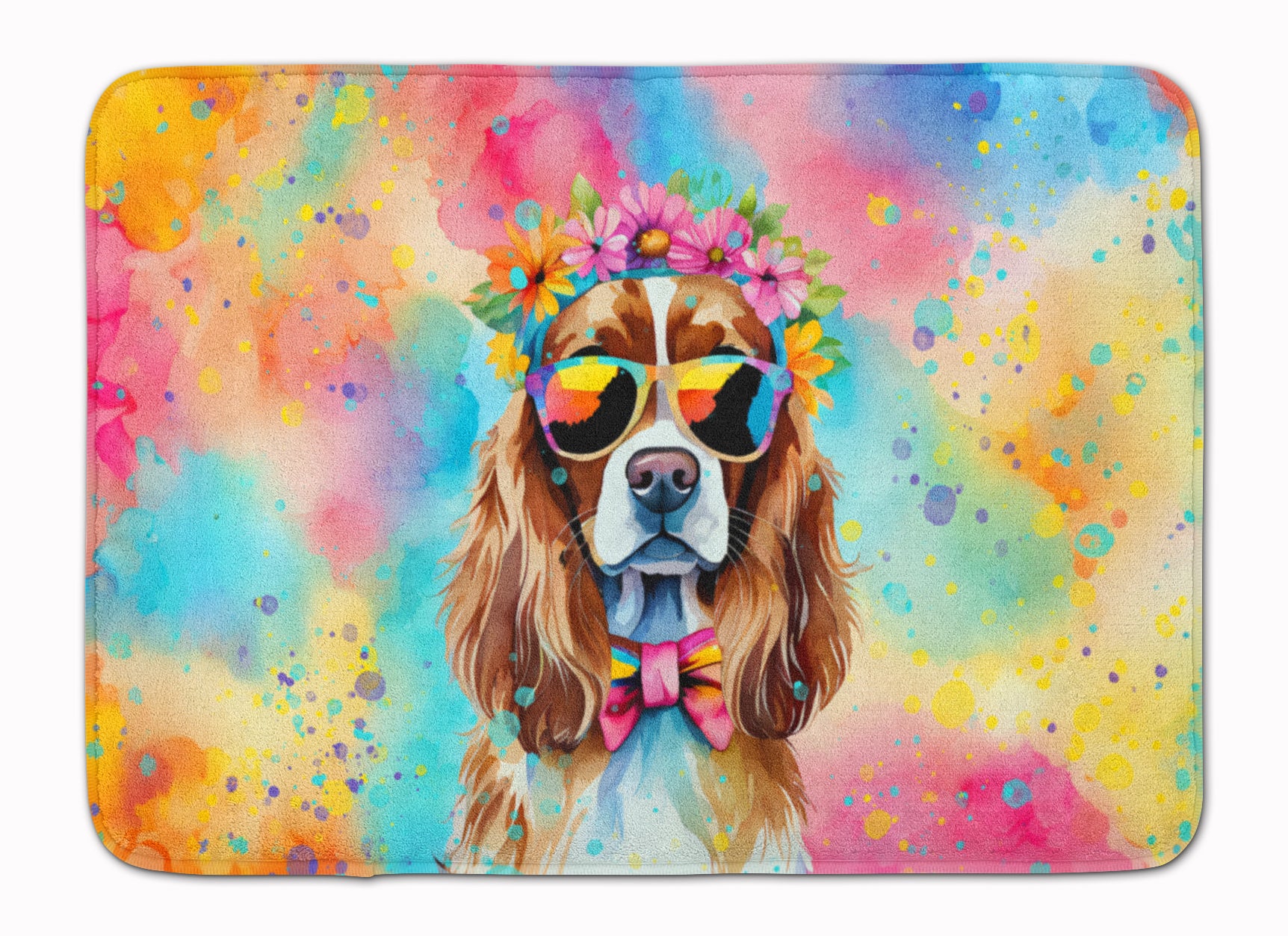 Buy this Cavalier Spaniel Hippie Dawg Memory Foam Kitchen Mat