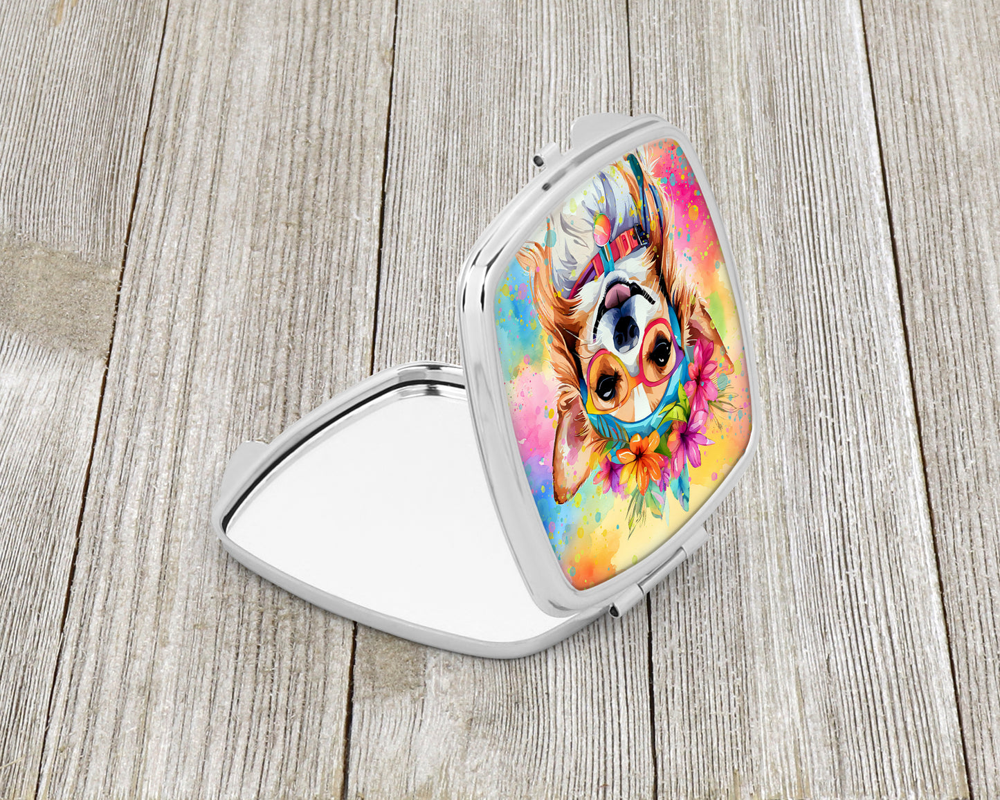 Chihuahua Hippie Dawg Compact Mirror