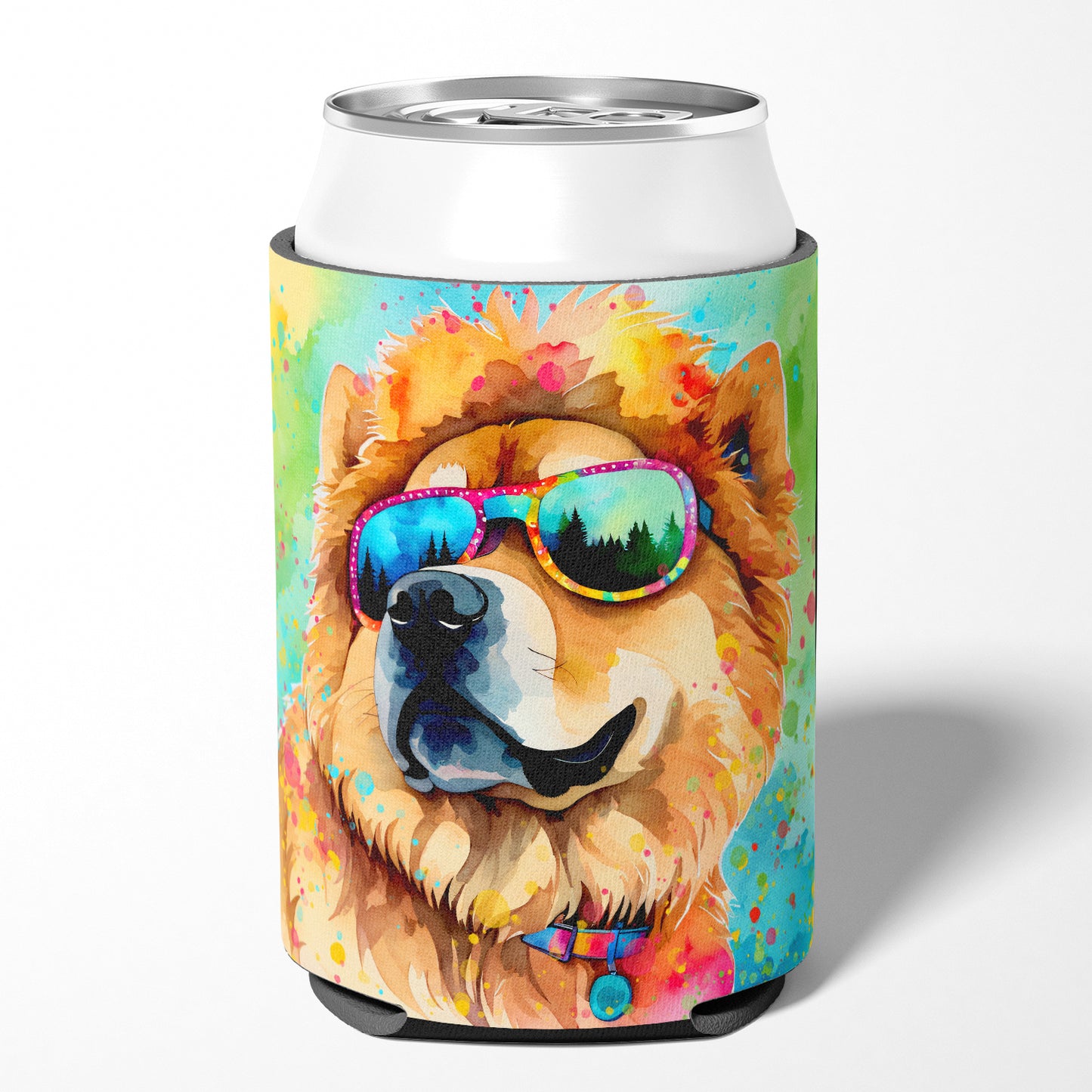 Chow Chow Hippie Dawg Can or Bottle Hugger