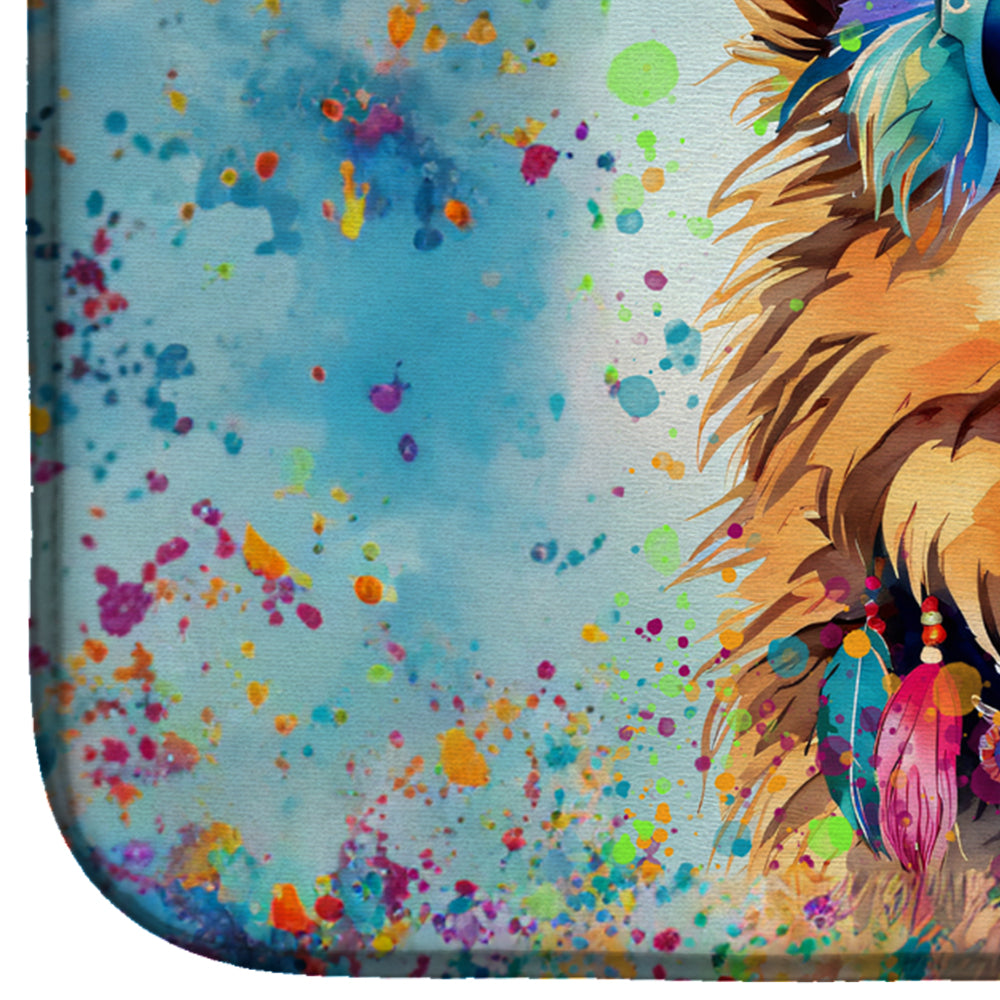 Chow Chow Hippie Dawg Dish Drying Mat