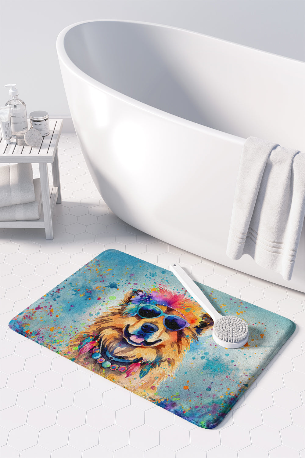 Chow Chow Hippie Dawg Memory Foam Kitchen Mat