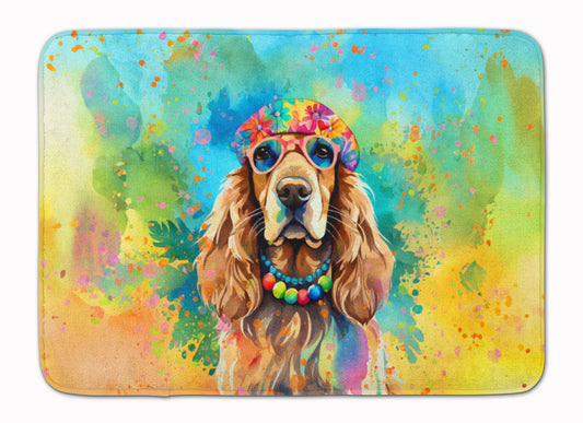 Buy this Cocker Spaniel Hippie Dawg Memory Foam Kitchen Mat