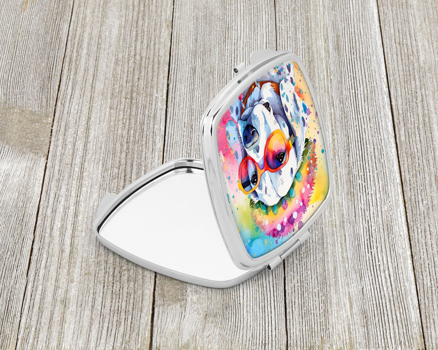 Dalmatian Hippie Dawg Compact Mirror