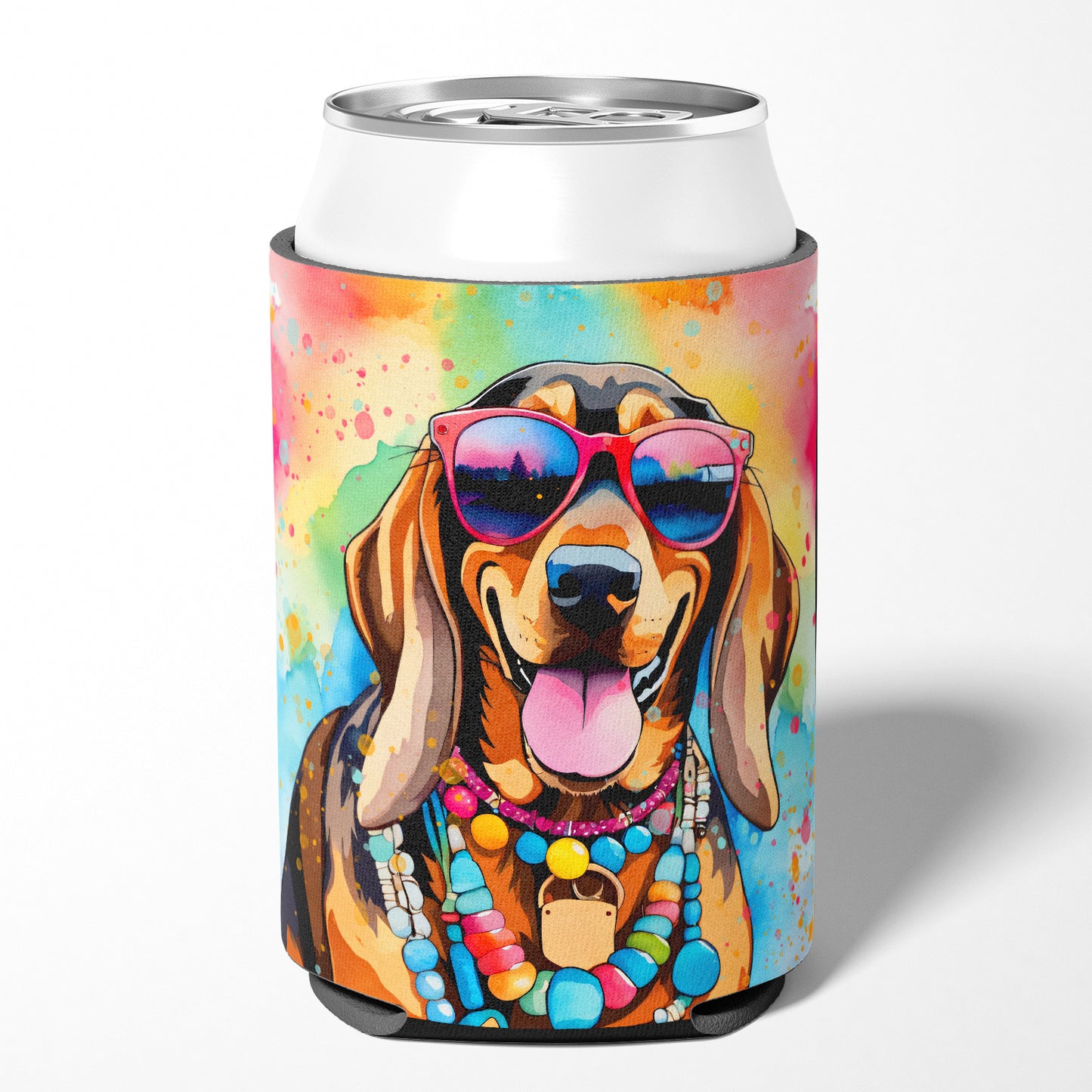 Doberman Pinscher Hippie Dawg Can or Bottle Hugger
