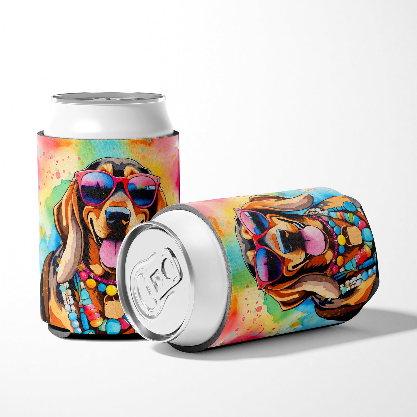 Doberman Pinscher Hippie Dawg Can or Bottle Hugger