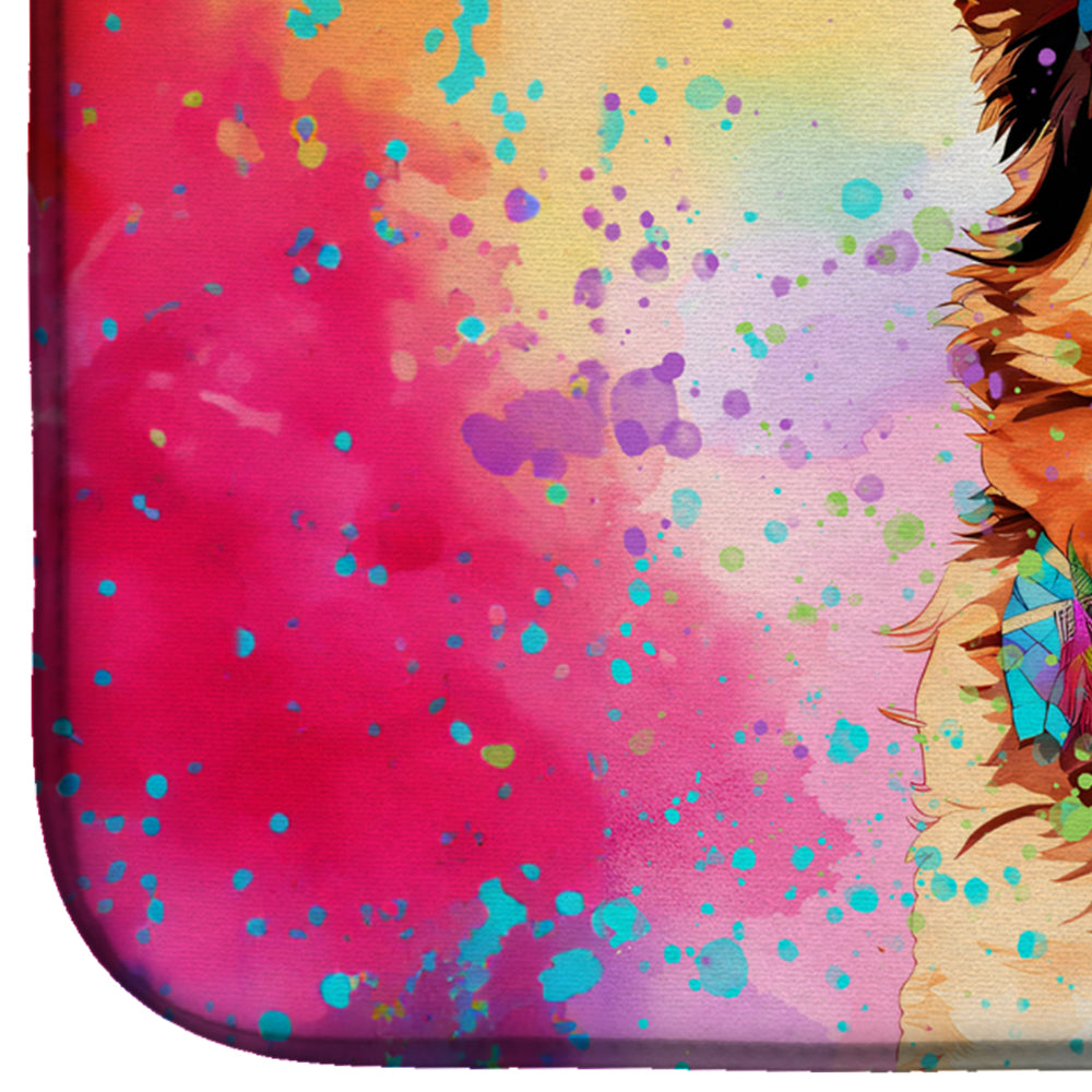 German Shepherd Hippie Dawg Dish Drying Mat