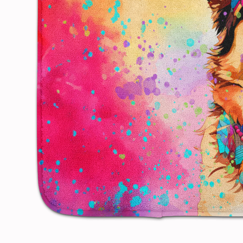 German Shepherd Hippie Dawg Memory Foam Kitchen Mat