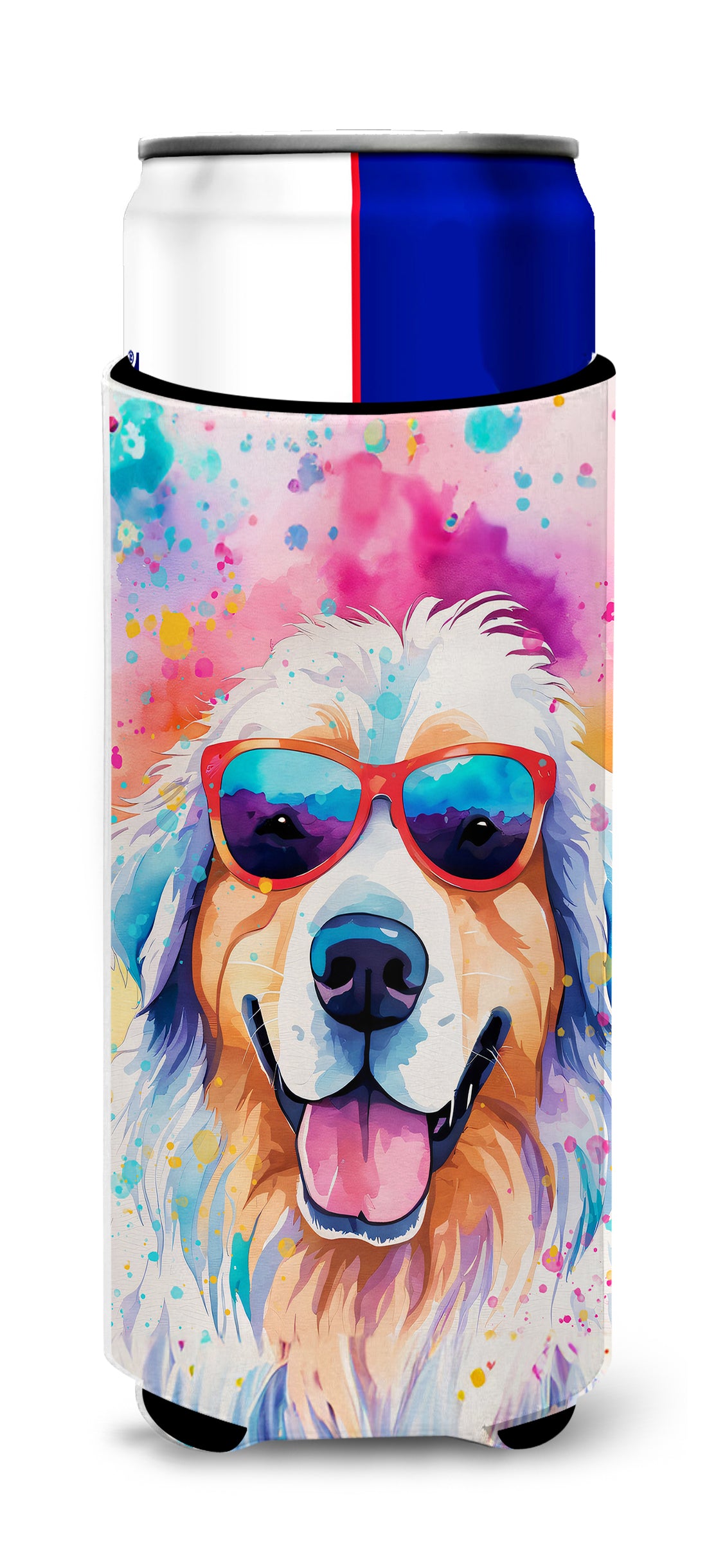 Buy this Great Pyrenees Hippie Dawg Hugger for Ultra Slim Cans