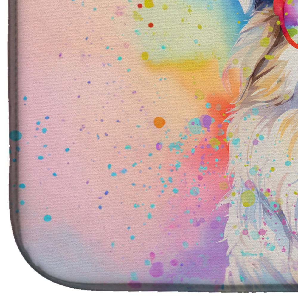 Great Pyrenees Hippie Dawg Dish Drying Mat