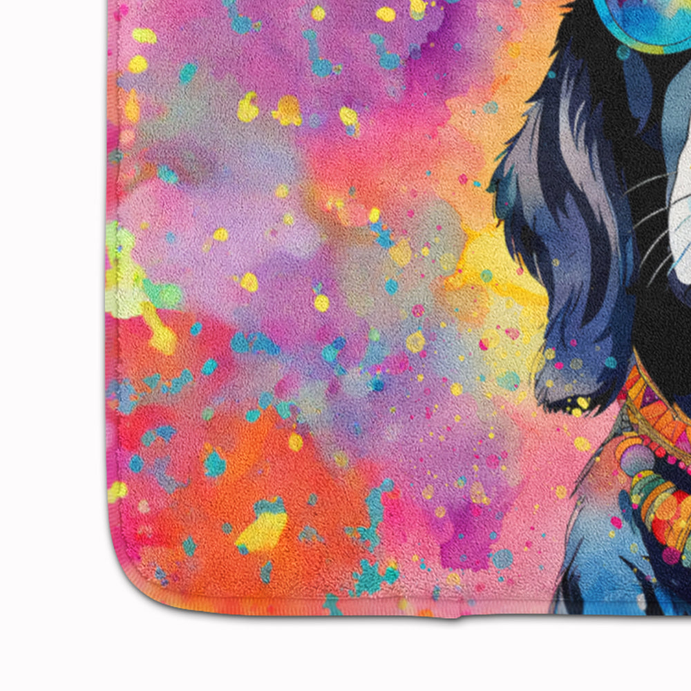 Black Labrador Hippie Dawg Memory Foam Kitchen Mat