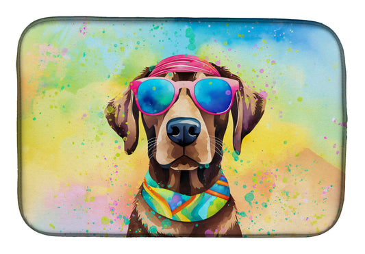 Buy this Chocolate Labrador Hippie Dawg Dish Drying Mat