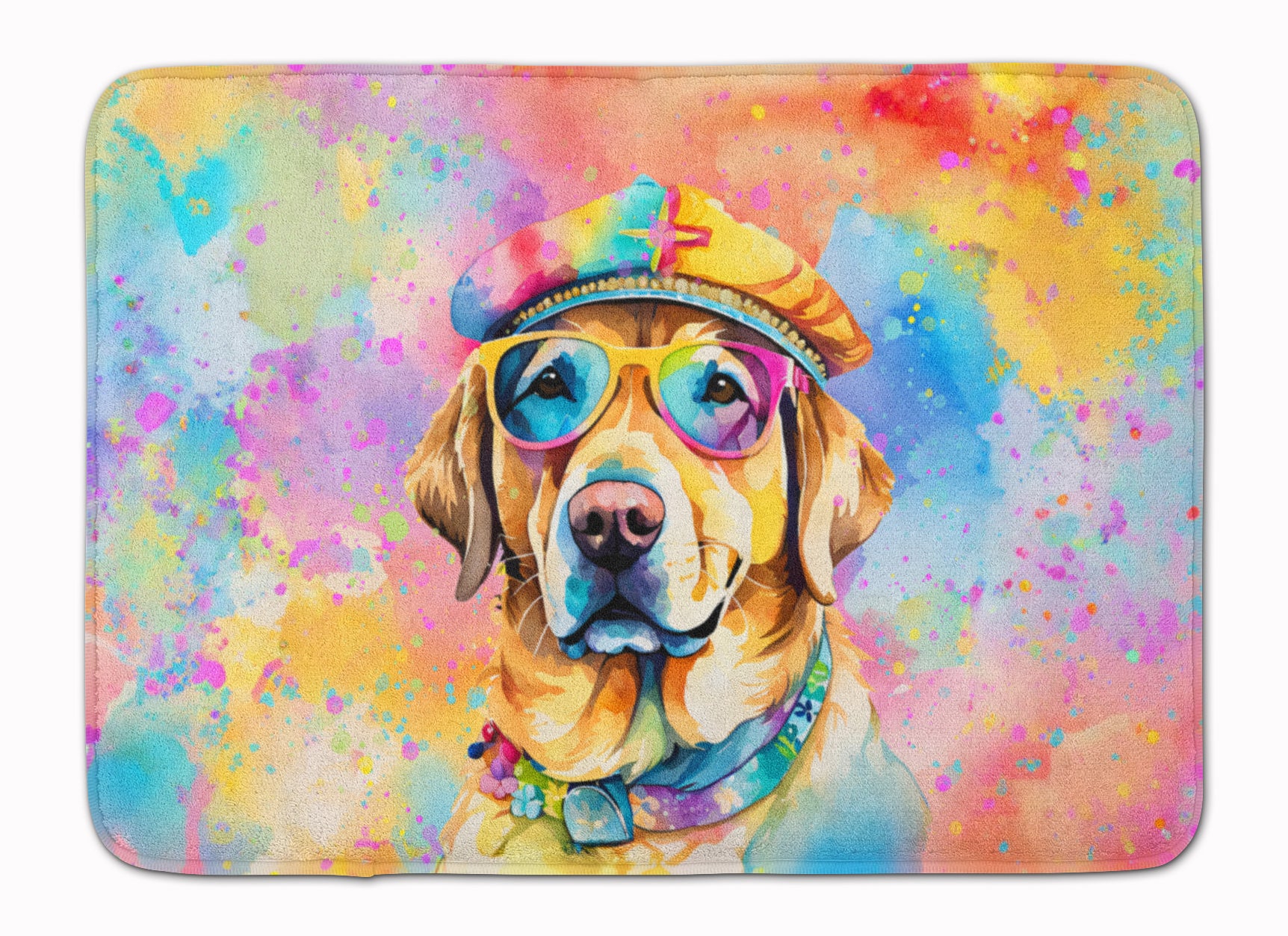 Buy this Yellow Labrador Hippie Dawg Memory Foam Kitchen Mat