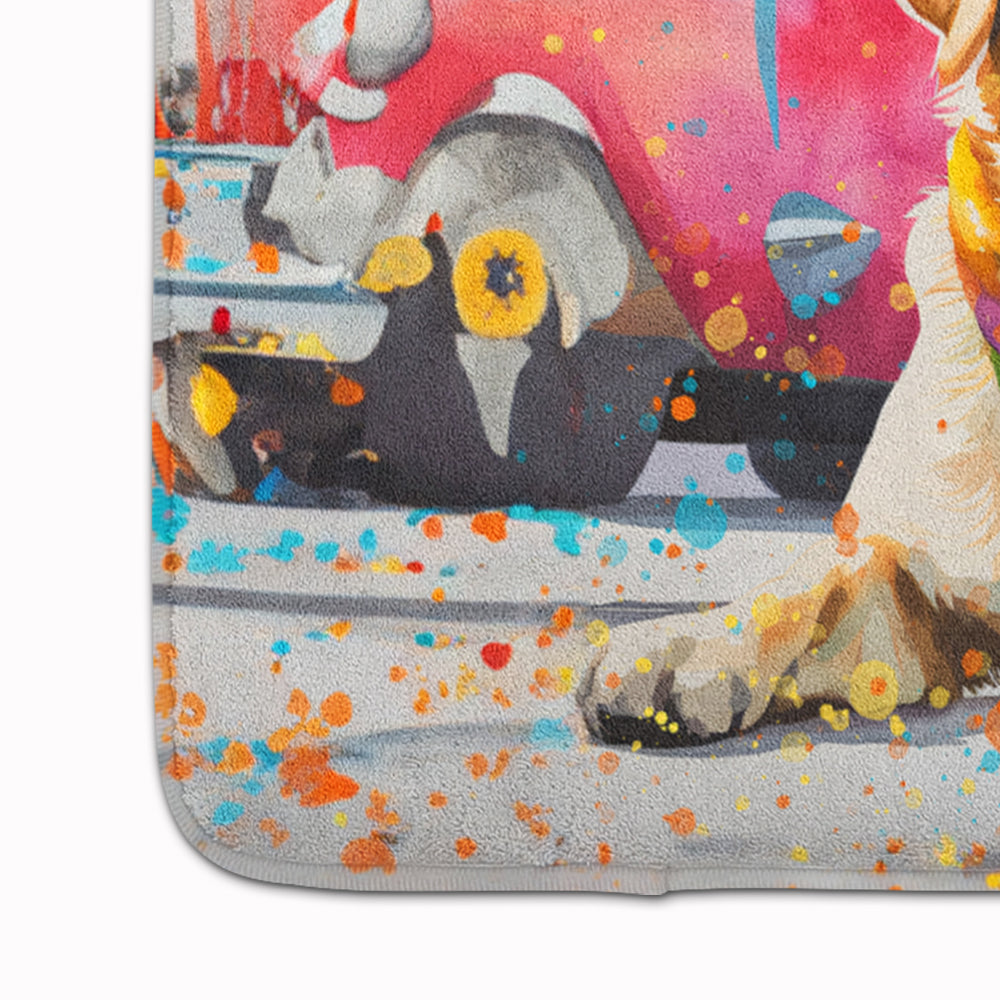 Yellow Labrador Hippie Dawg Memory Foam Kitchen Mat