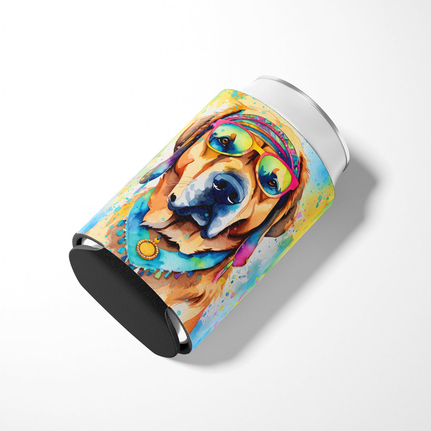 Mastiff Hippie Dawg Can or Bottle Hugger