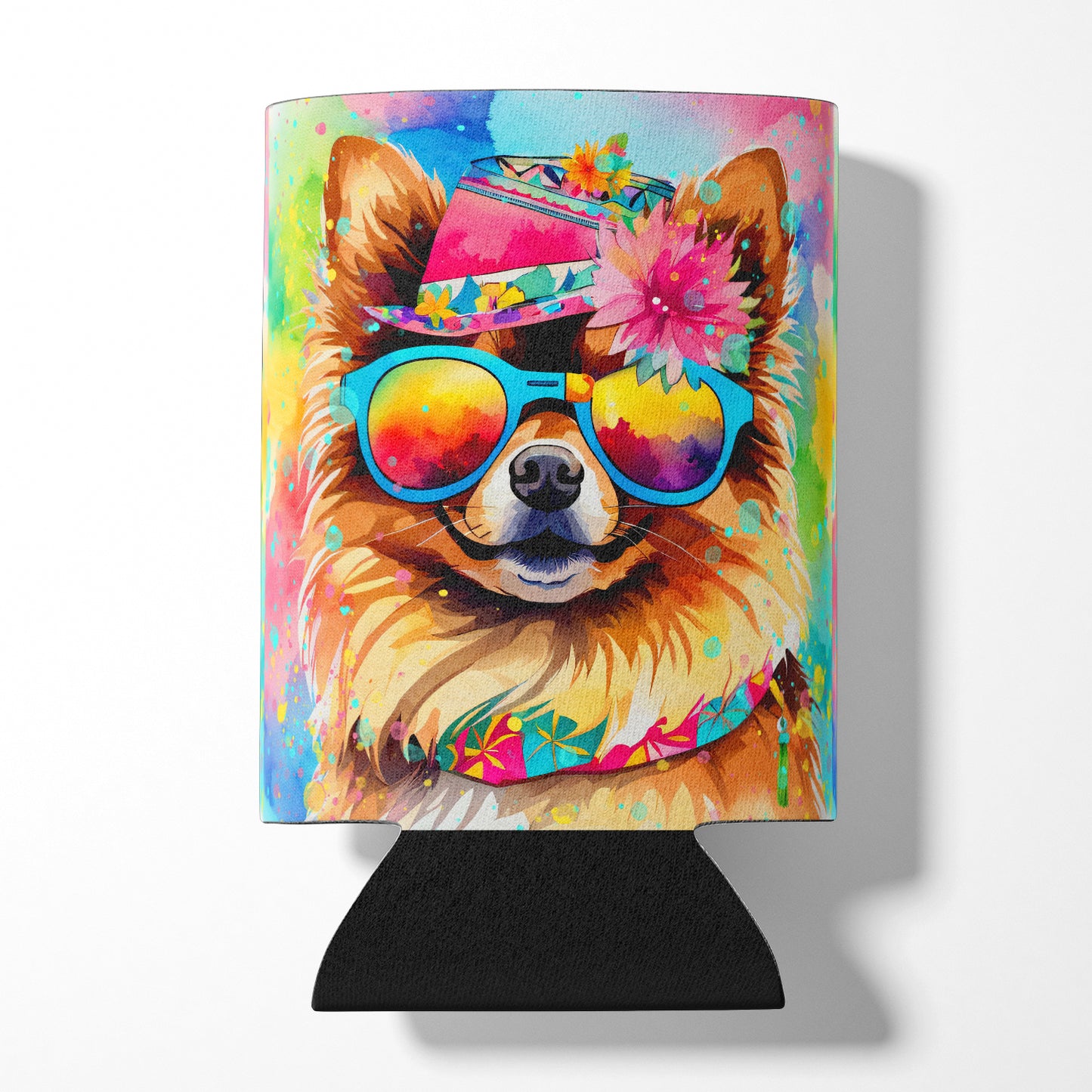 Buy this Pomeranian Hippie Dawg Can or Bottle Hugger