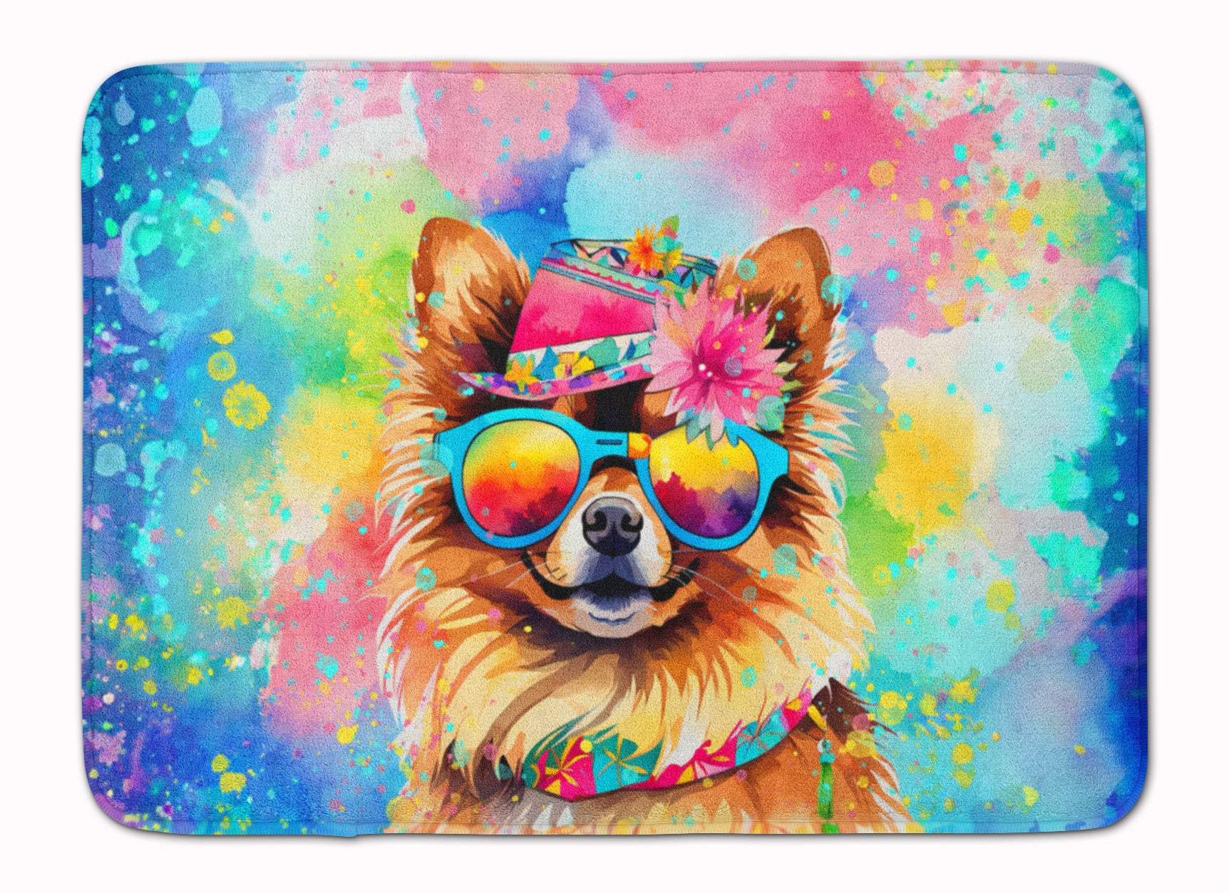 Buy this Pomeranian Hippie Dawg Memory Foam Kitchen Mat