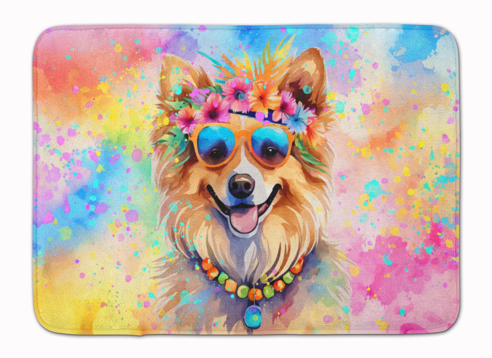 Buy this Pomeranian Hippie Dawg Memory Foam Kitchen Mat