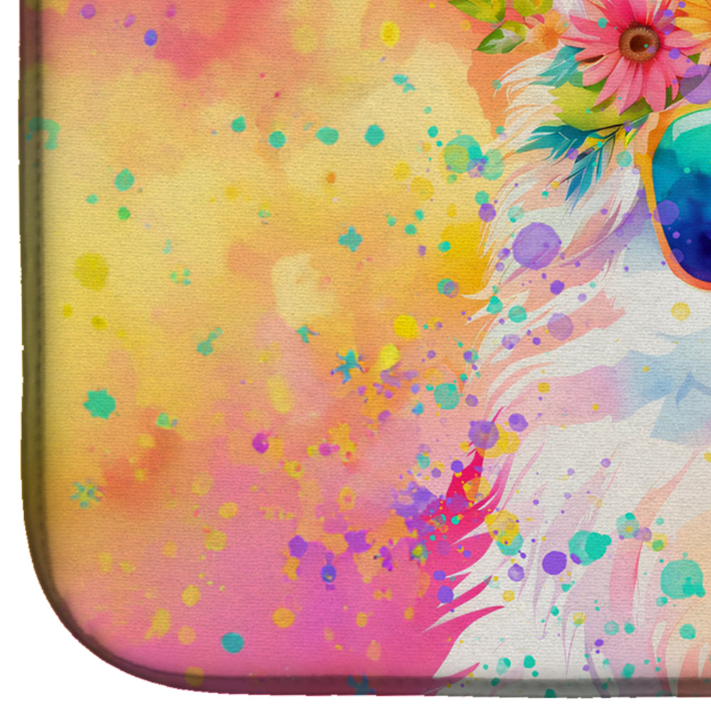Samoyed Hippie Dawg Dish Drying Mat