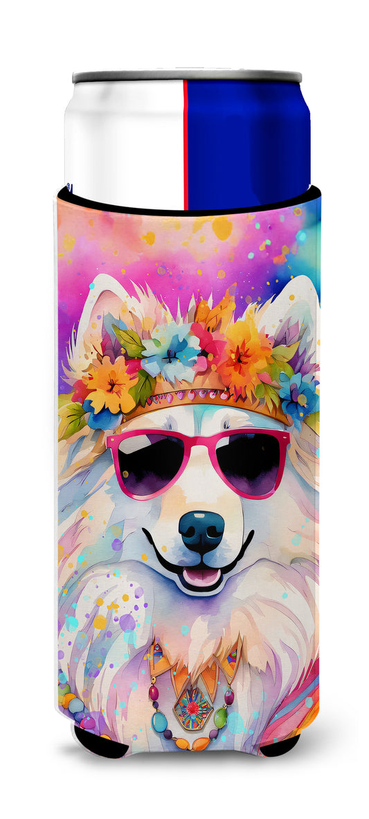 Buy this Samoyed Hippie Dawg Hugger for Ultra Slim Cans