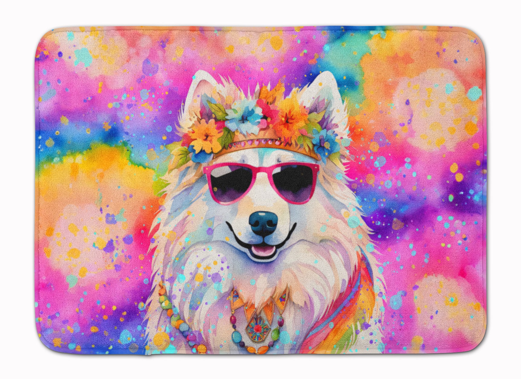 Buy this Samoyed Hippie Dawg Memory Foam Kitchen Mat