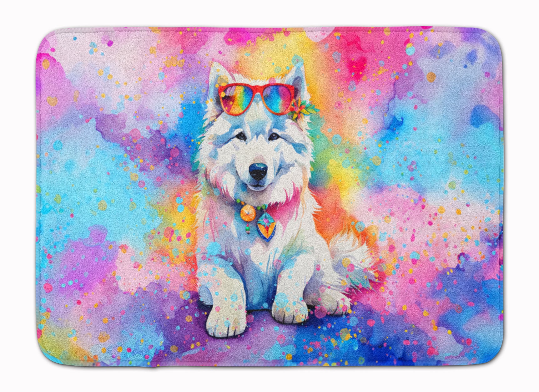 Buy this Samoyed Hippie Dawg Memory Foam Kitchen Mat