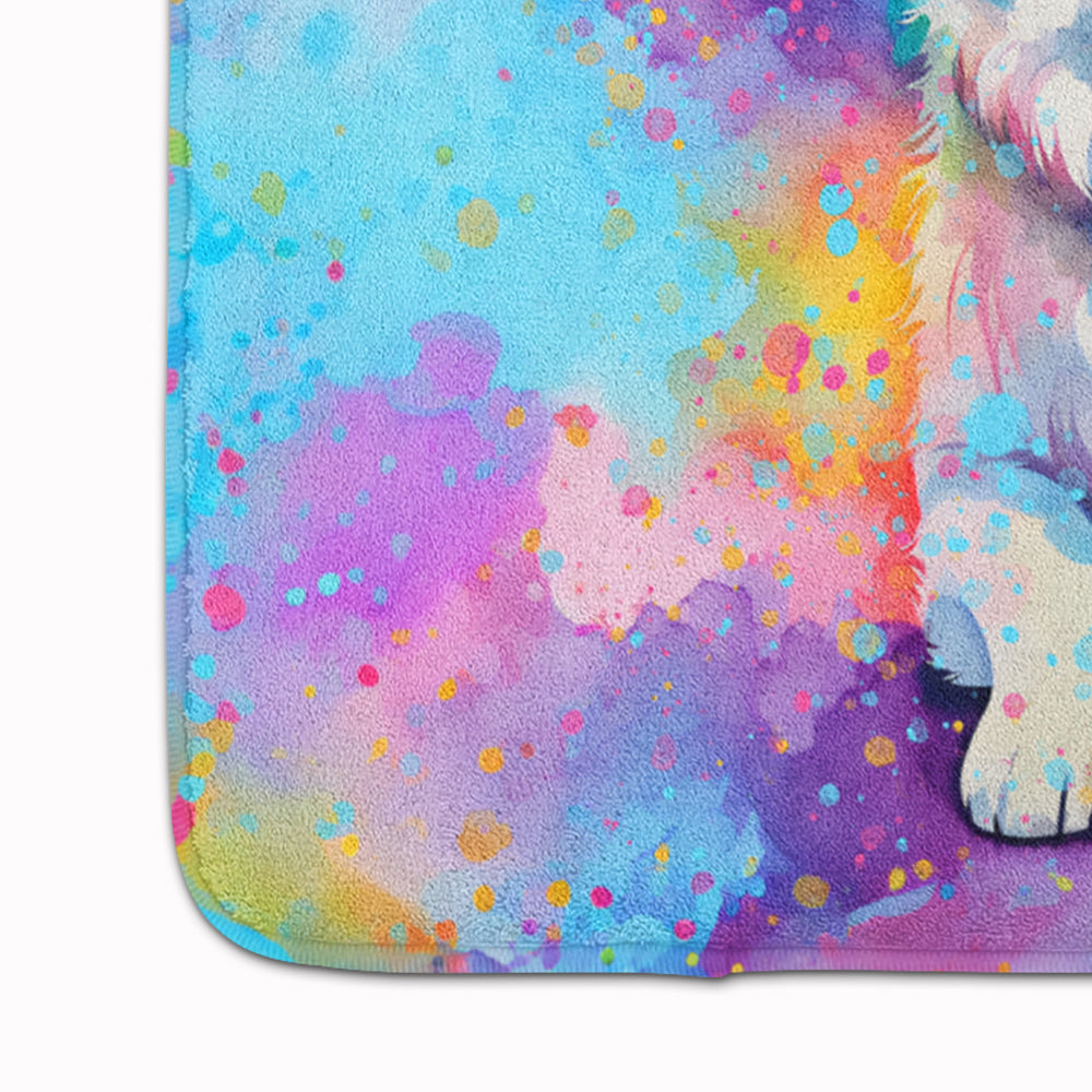 Samoyed Hippie Dawg Memory Foam Kitchen Mat