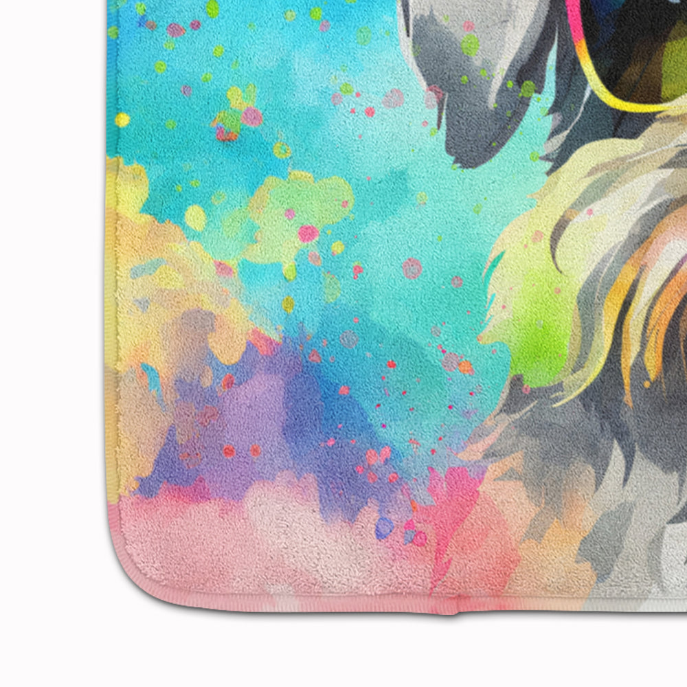 Schnauzer Hippie Dawg Memory Foam Kitchen Mat