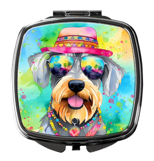 Buy this Schnauzer Hippie Dawg Compact Mirror