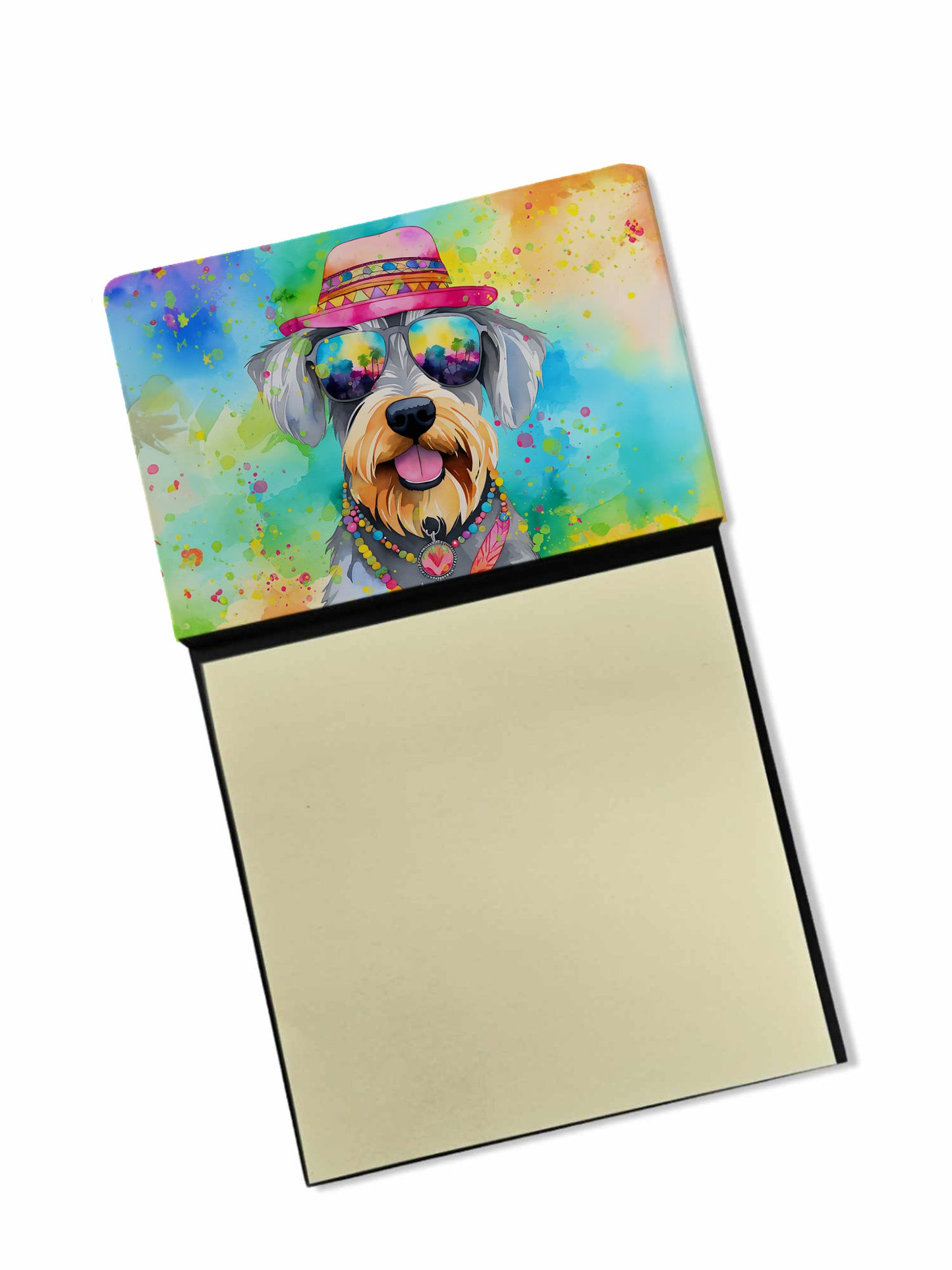 Buy this Schnauzer Hippie Dawg Sticky Note Holder