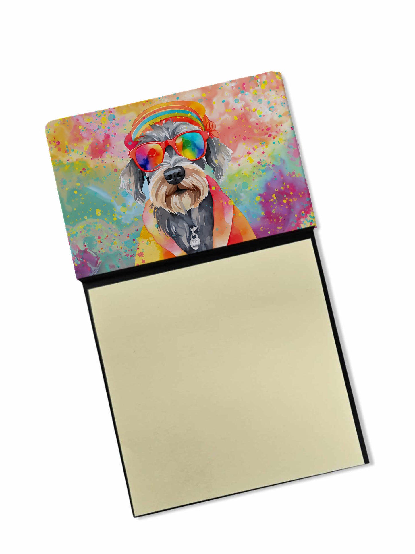 Buy this Schnauzer Hippie Dawg Sticky Note Holder