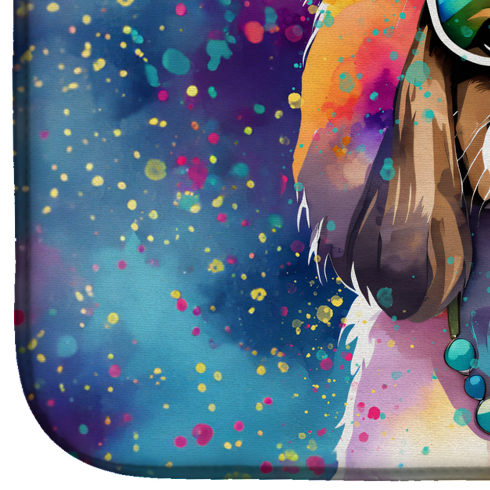 Shih Tzu Hippie Dawg Dish Drying Mat