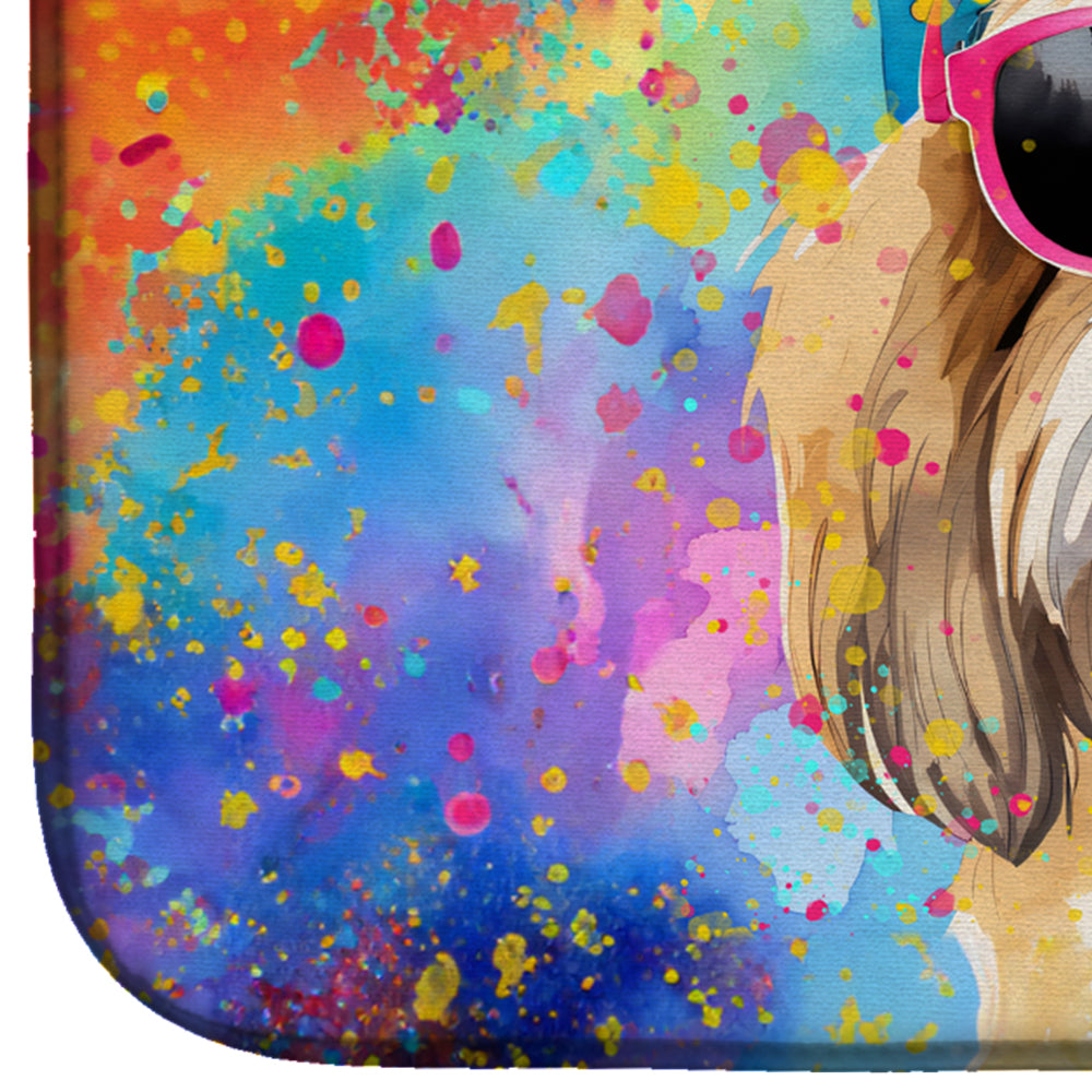 Shih Tzu Hippie Dawg Dish Drying Mat