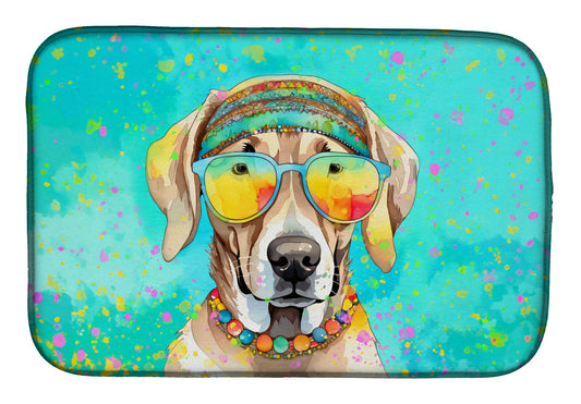 Buy this Weimaraner Hippie Dawg Dish Drying Mat