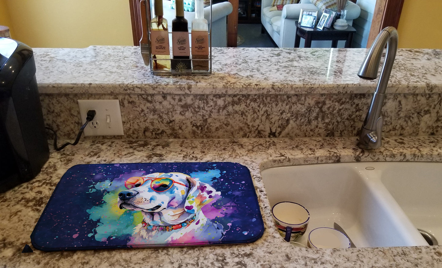 Hippie Dawg Dish Drying Mat