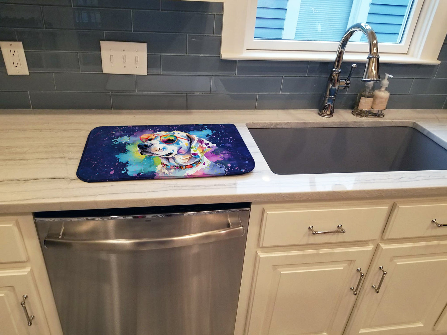 Hippie Dawg Dish Drying Mat
