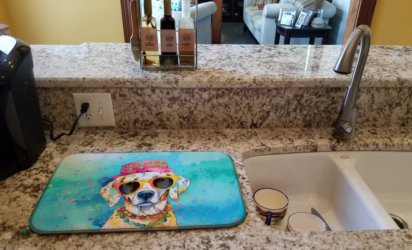 Hippie Dawg Dish Drying Mat